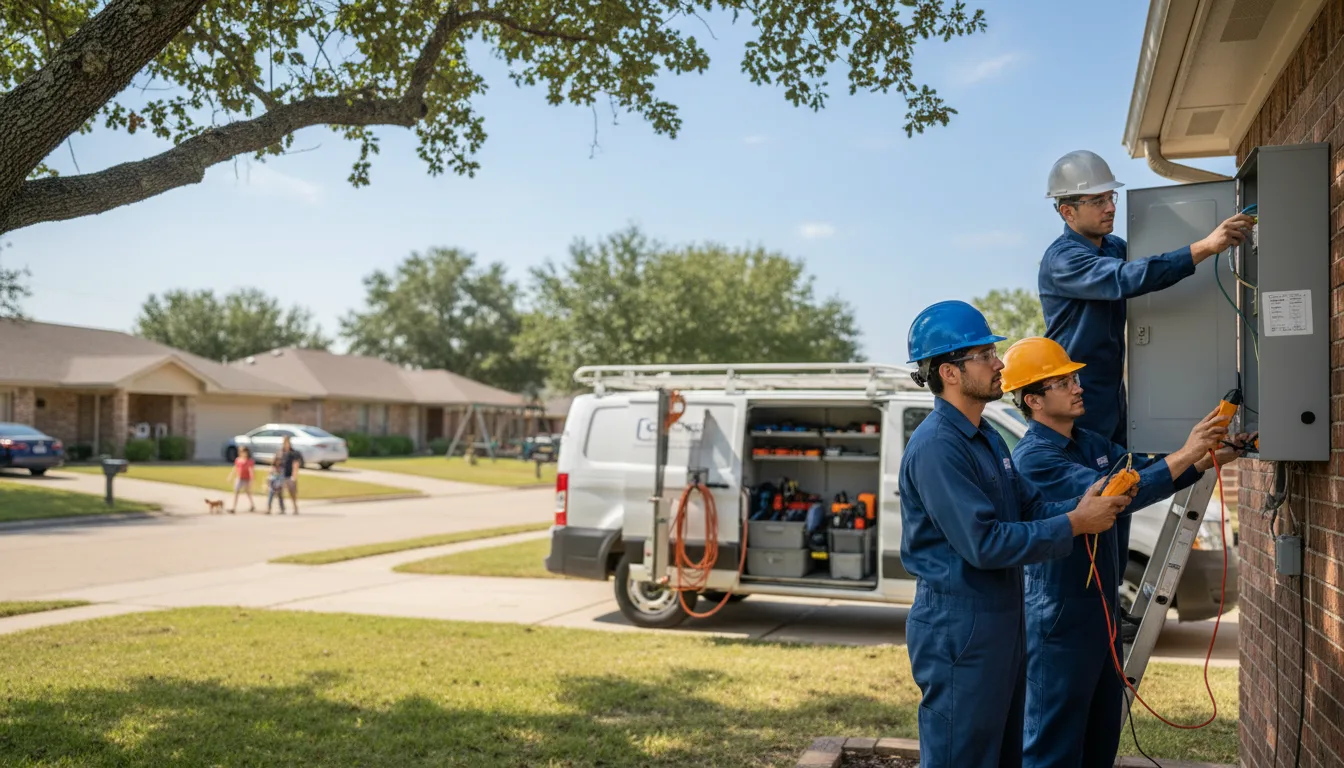 Certified electrician providing emergency electrical services in Newhope, AR